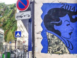 Street Art und grüne Wand: Kontraste im 2. Arrondissement. Foto: Hilke Maunder