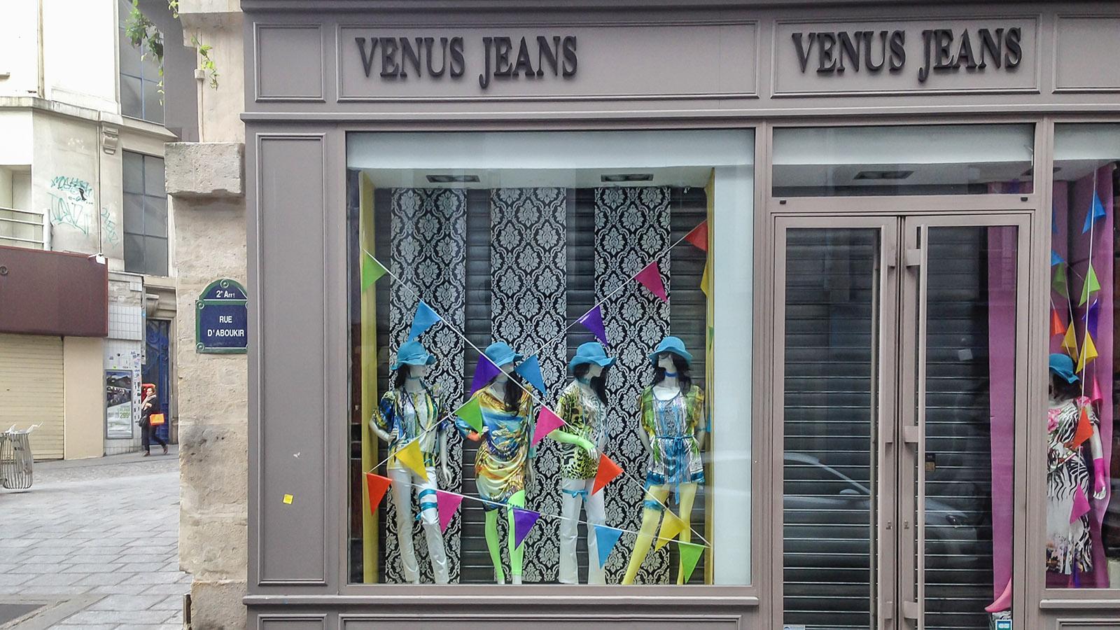 Le Sentier, 2. Arrondissement: Venus Jeans. Foto: Hilke Maunder