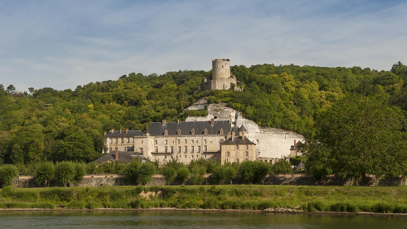 Am Unterlauf der Seine: das Burgschloss von La Roche-Guyon. Foto: Hilke Maunder
