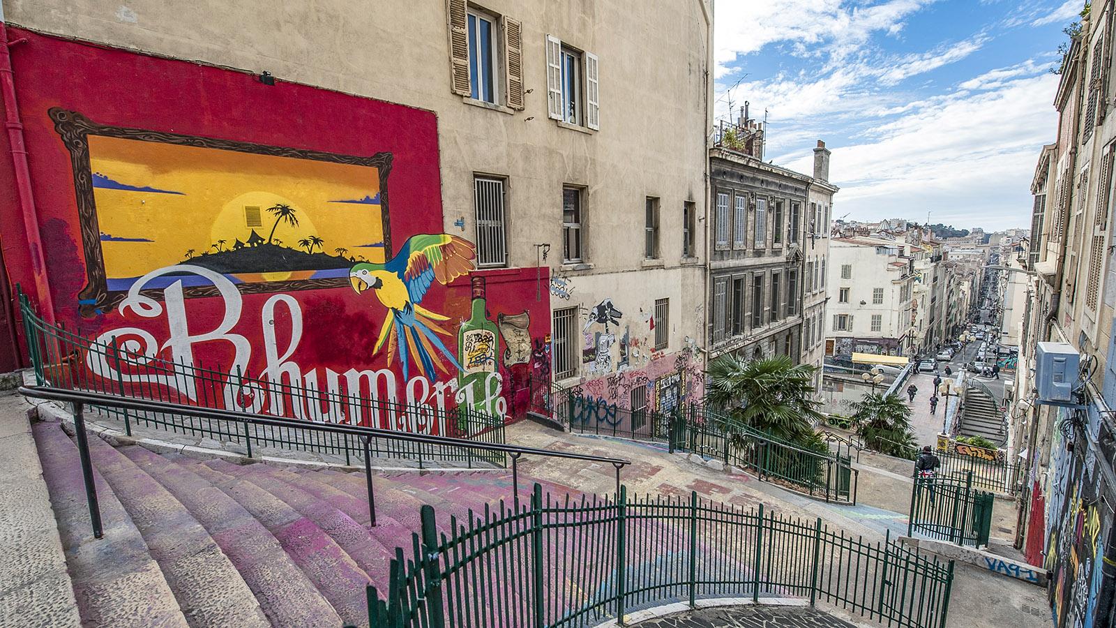 Mekka für Street Art - der Cours Julien von Marseille. Foto: Hilke Maunder