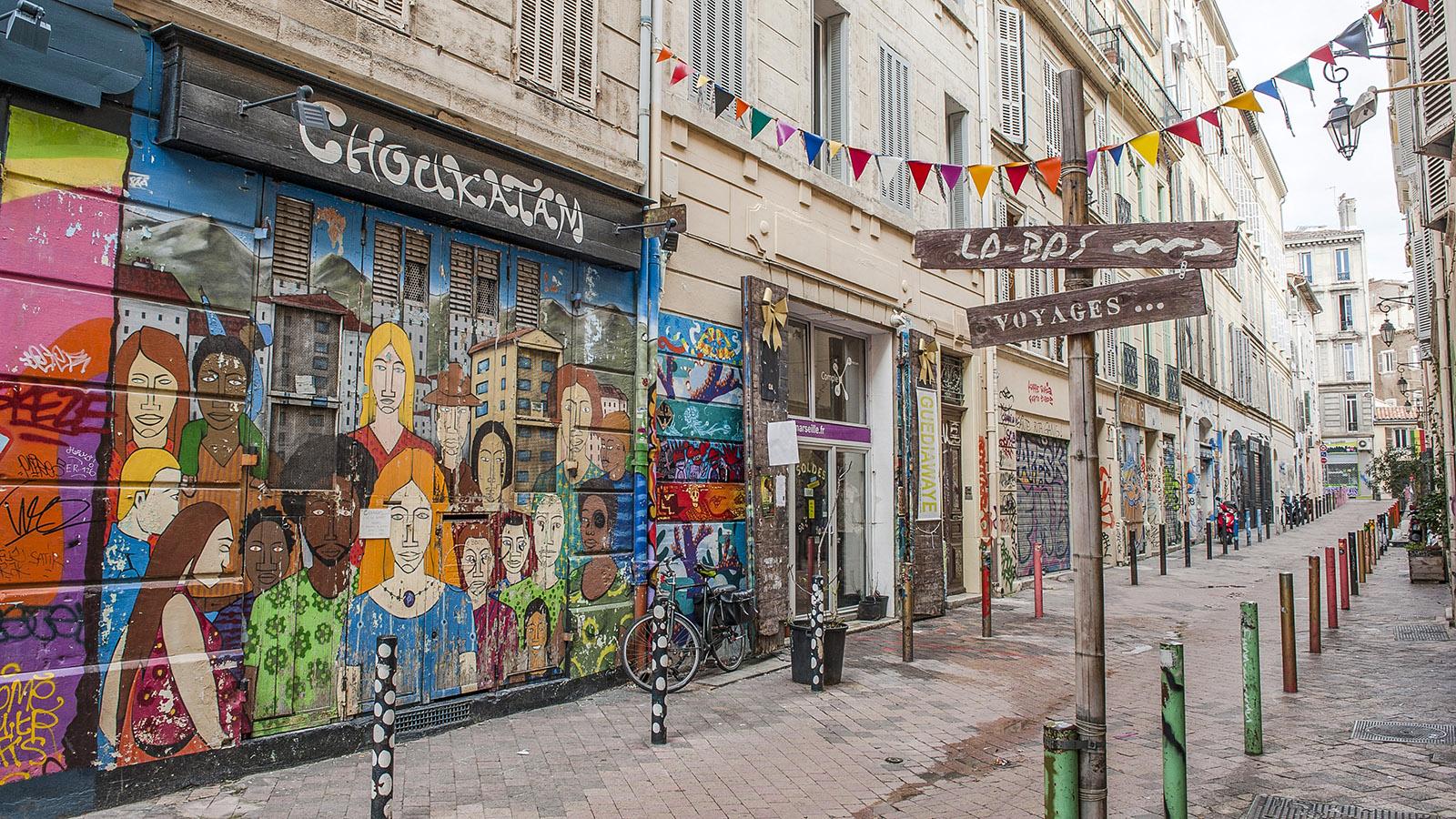 Mekka für Street Art - der Cours Julien von Marseille. Foto: Hilke Maunder