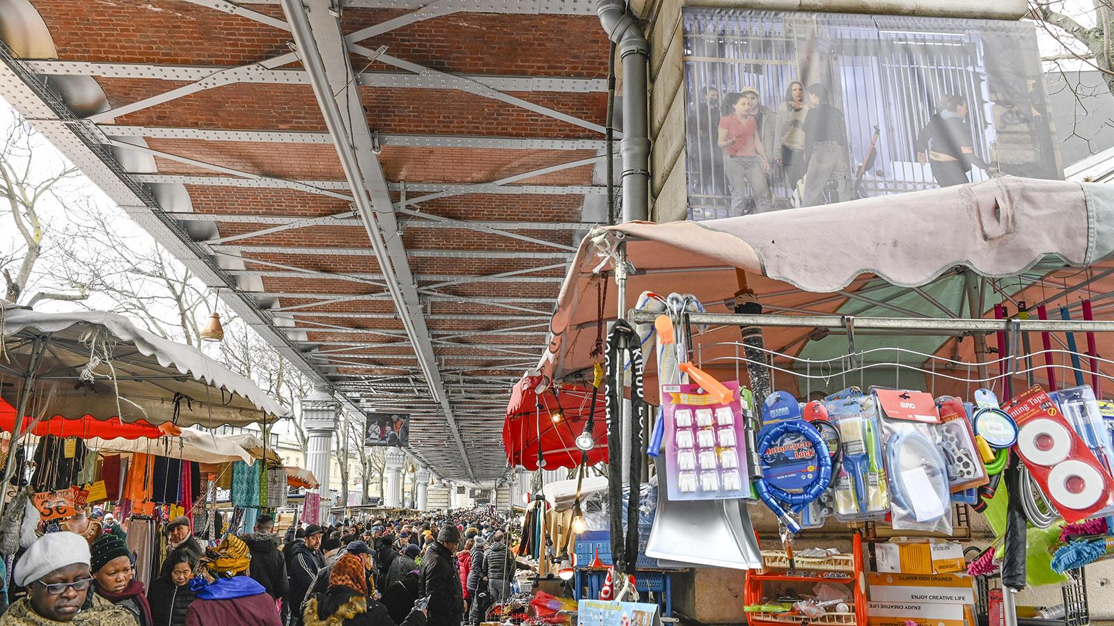 Der Straßenmarkt von Goutte d'Or. Foto: Hilke Maunder