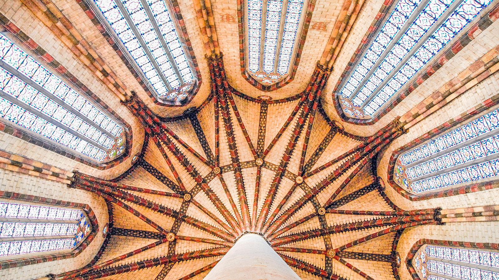 Toulouse: das Palmengewölbe der Jakobinerkirche. Foto: Hilke Maunder