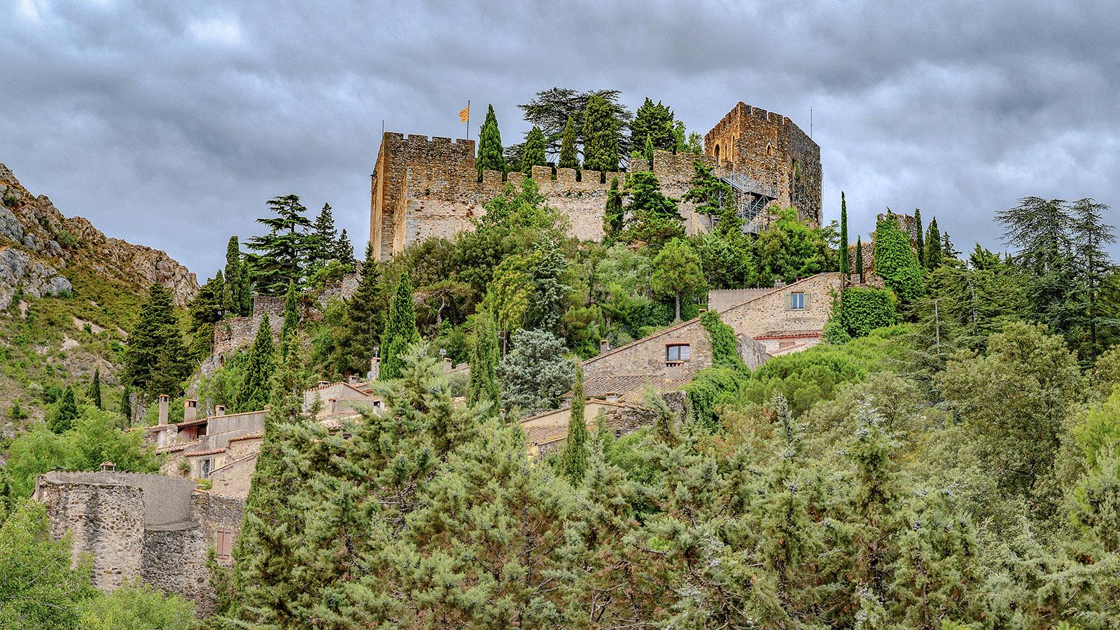 Das Burgschloss von Castelnou. Foto: Hilke Maunder