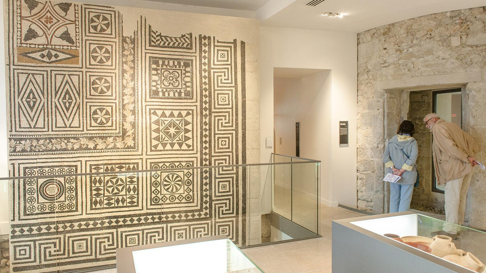Valence, Museum, römische Mosaike, Foto: Hilke Maunder