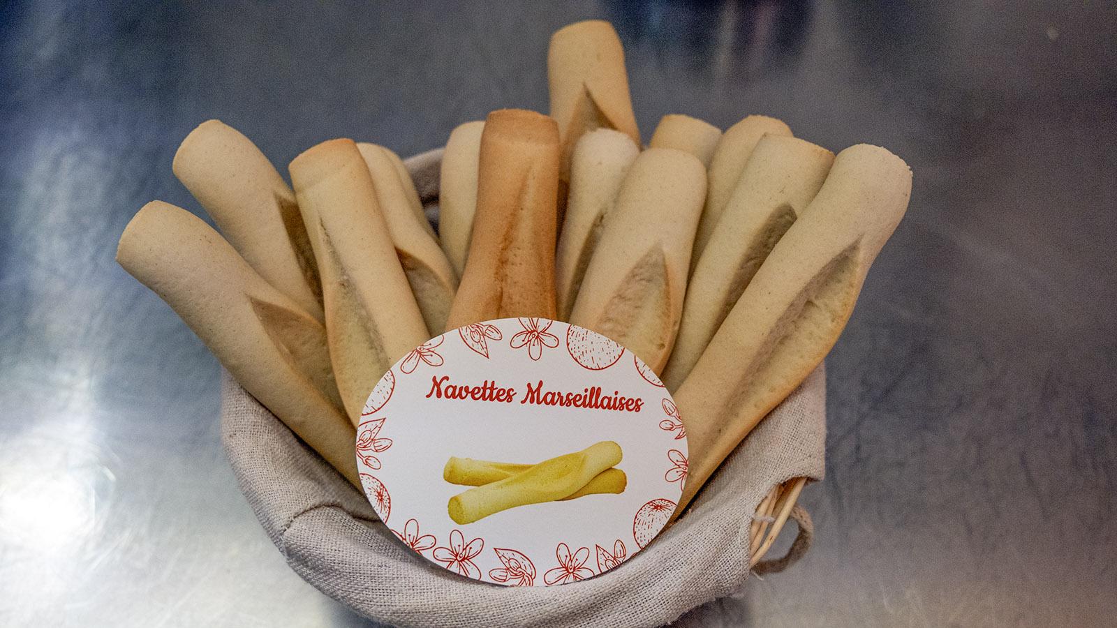 Knusprige Navettes-Kekse aus Marseille. Foto: Hilke Maunder
