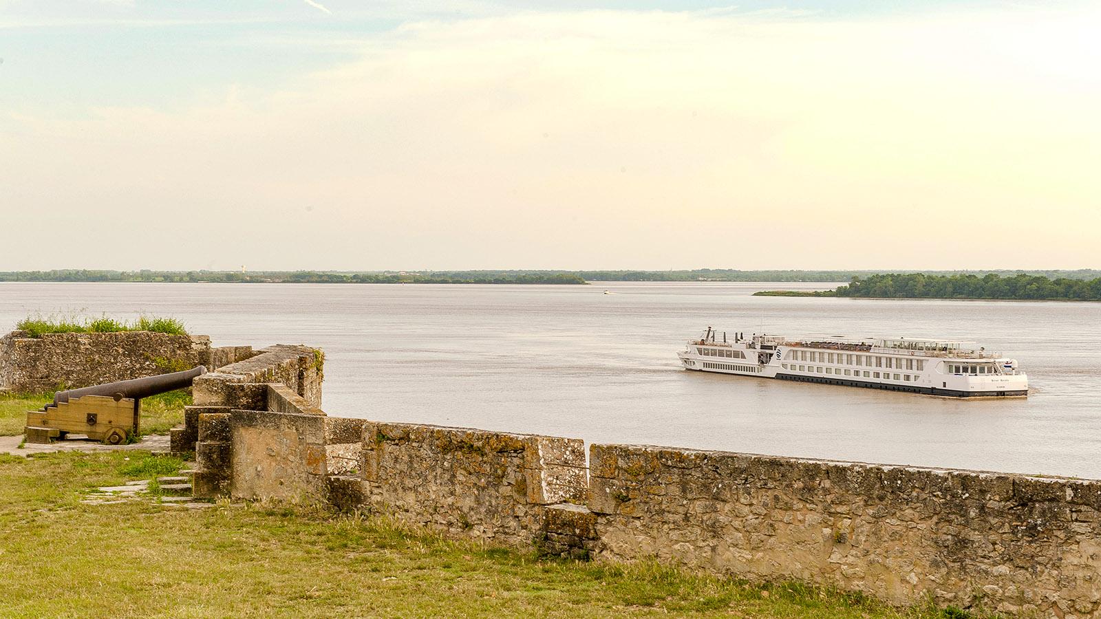 Zitadelle von Blaye, Blick auf die Gironde. Foto: Hilke Maunder