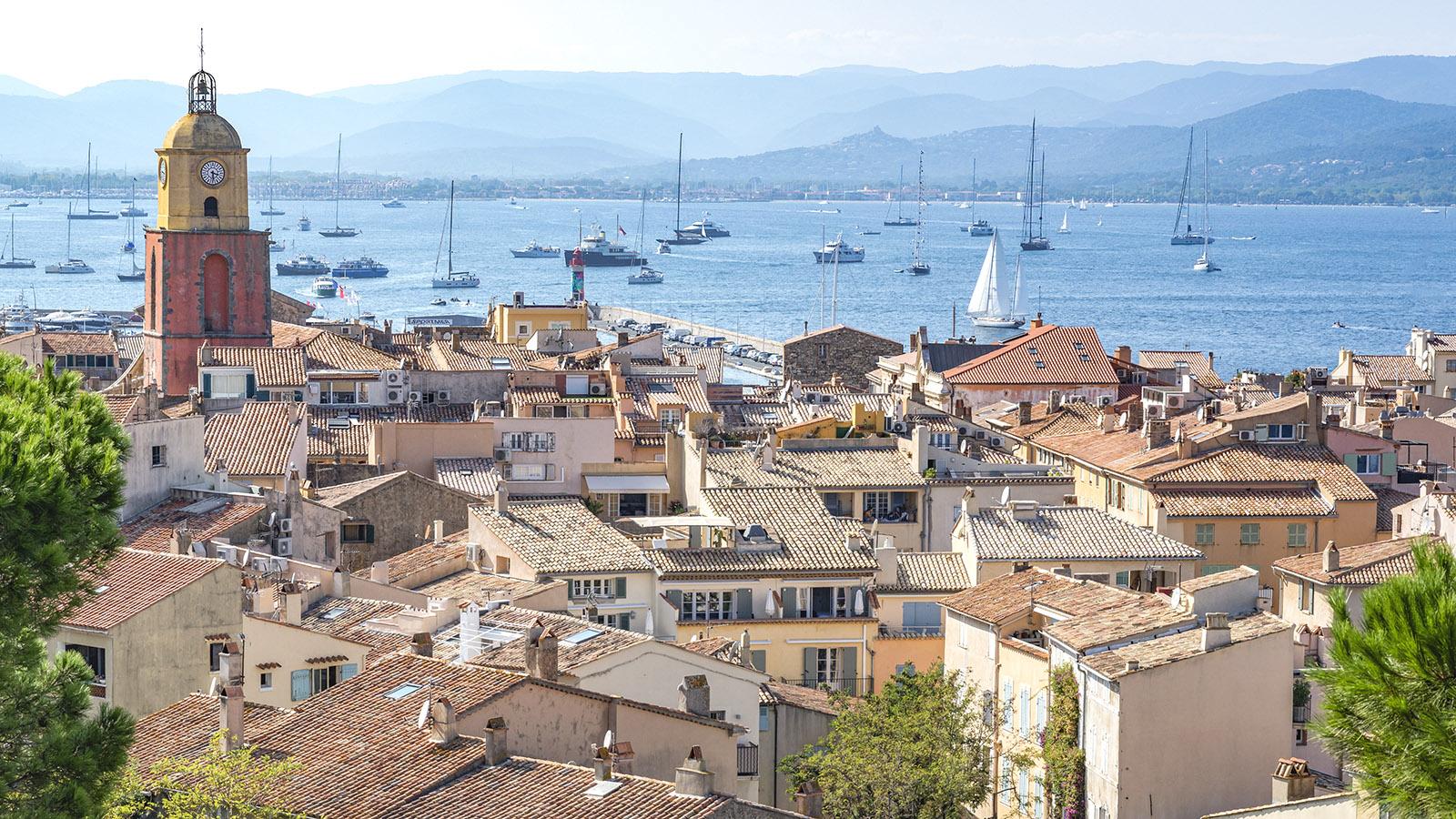 Der Blick auf Saint-Tropez von der Zitadelle. Foto: Hilke Maunder