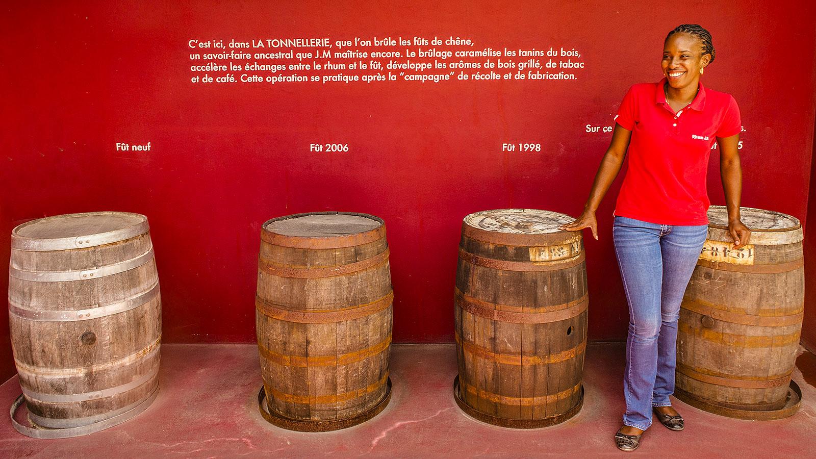 Rum von Martinique: Aurelia Bapte, Führerin von Rhum J.M. Foto: Hilke Maunder