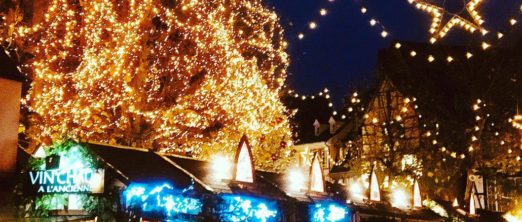Weihnachten in Colmar: der Markt auf dem Dominikanerplatz. Foto: Hilke Maunder