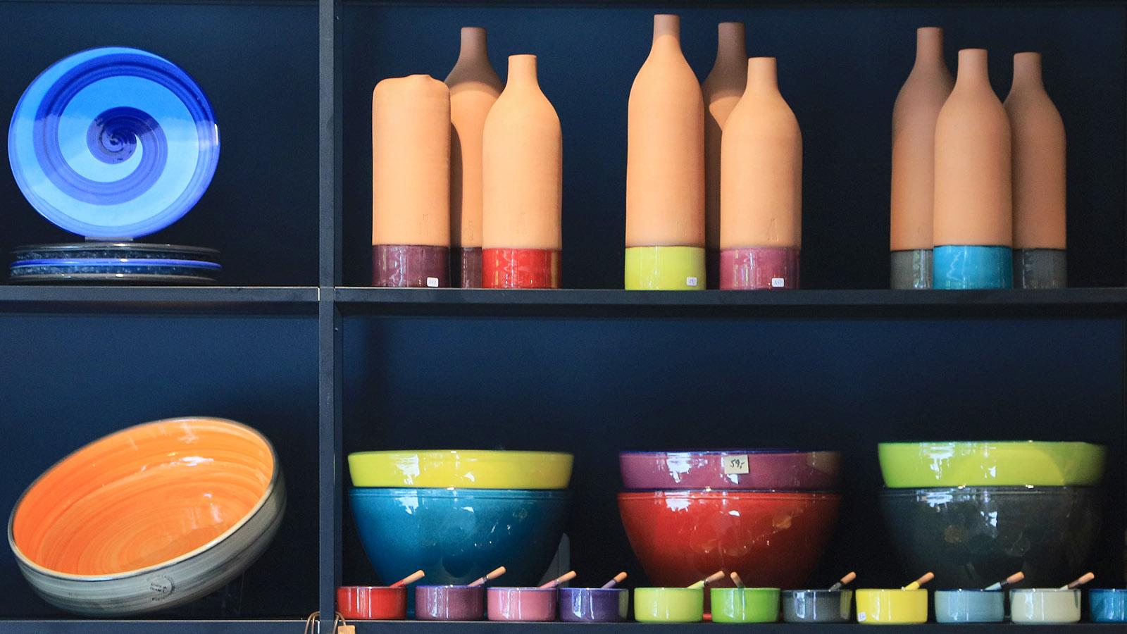 Auch dekorative Keramik findet ihr bei Virginie Fuhrmann. Foto: Hilke Maunder