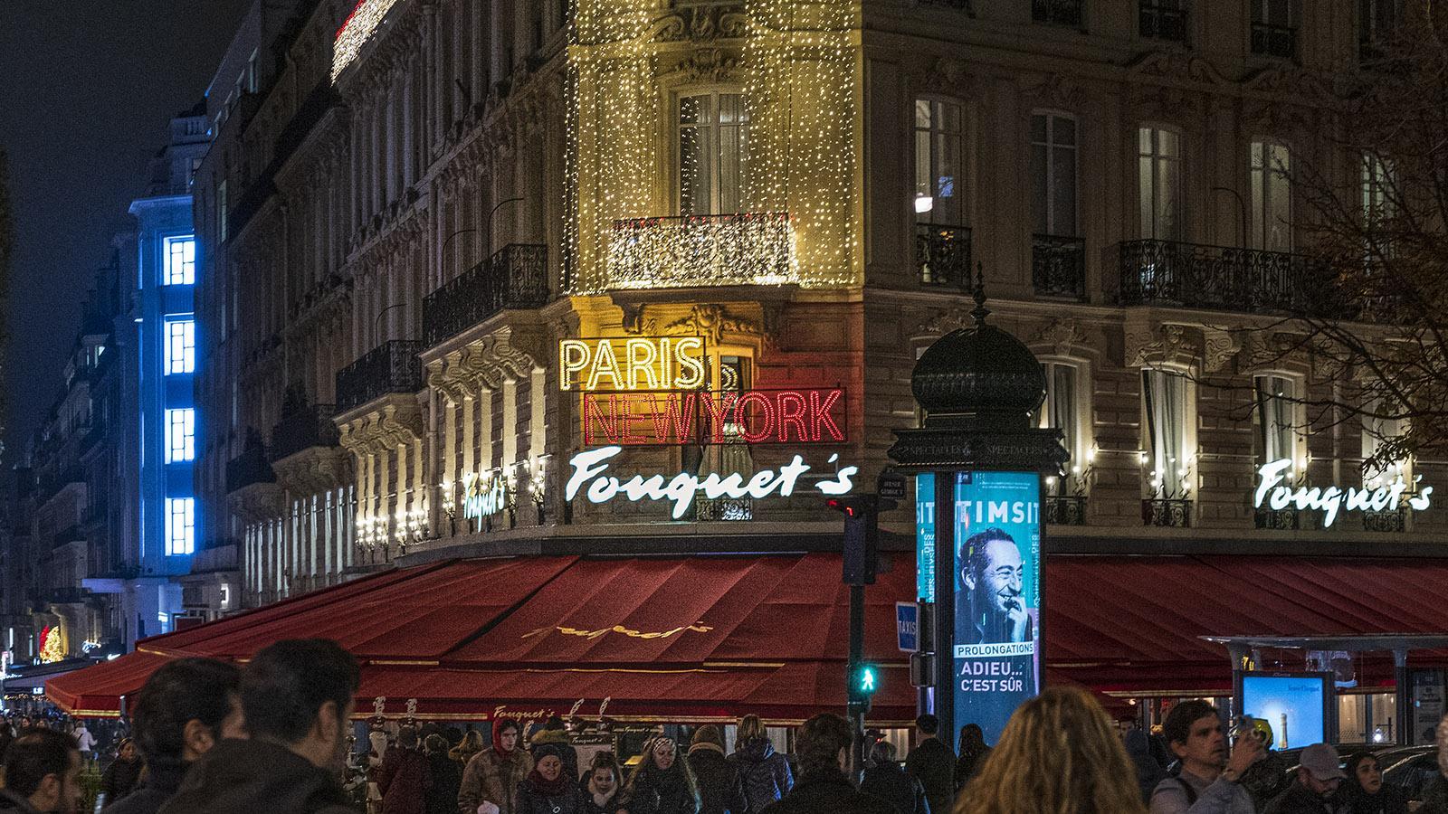 Fouquet's an den <em>Champs-Élysées</em>. Foto: Hilke Maunder