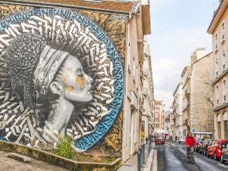L'arme de paix von Snek, Beitrag zum Street-Art-Festival 2019