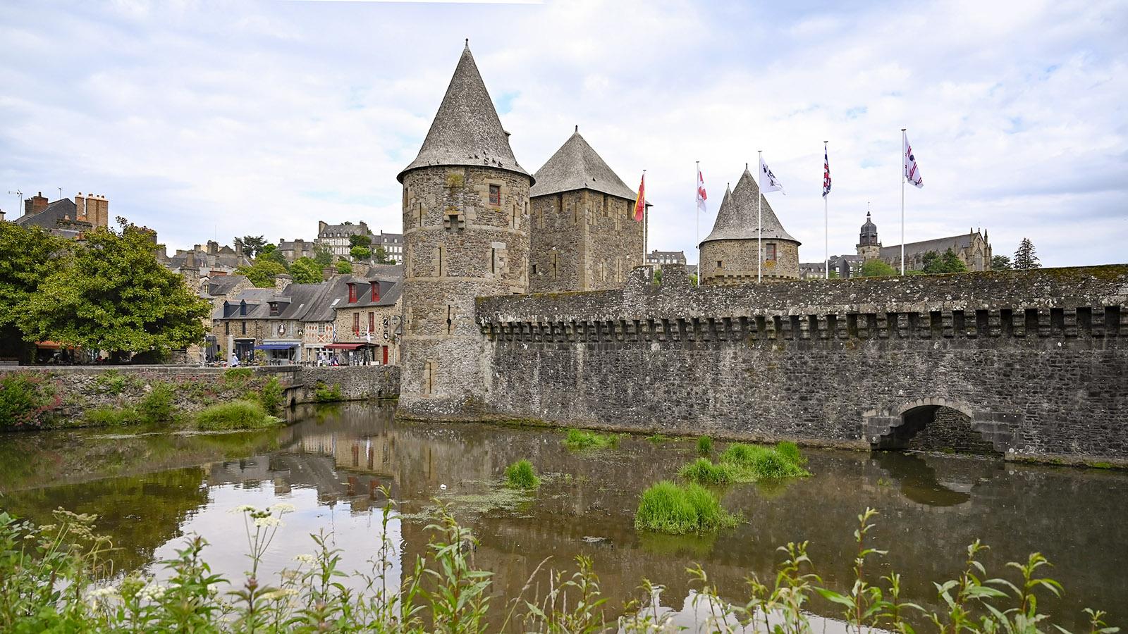 Ungeheuer imposant: das <em>Château de Fougères</em>. Foto: Hilke Maunder