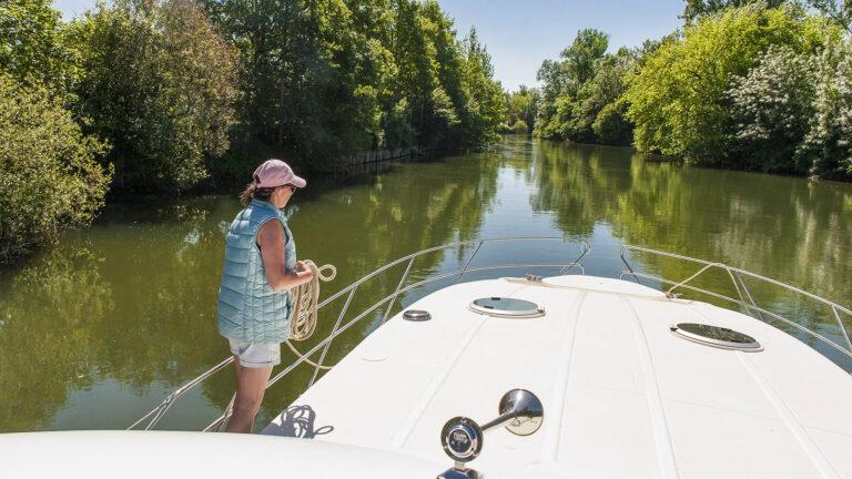 Hausboot-Törn Charente: das grüne Band
