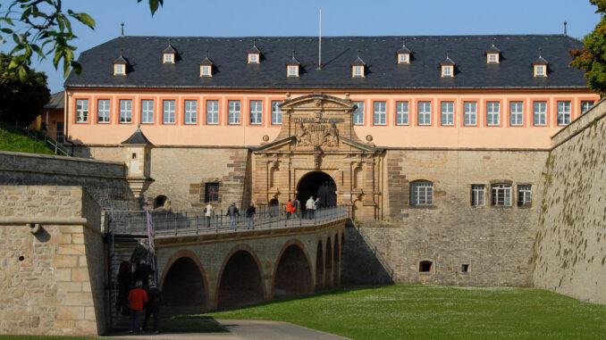 Erfurt: Die Zitadelle Petersberg. Foto: Hilke Maunder