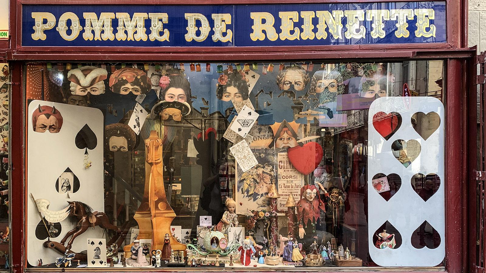 Ein nostalgisches Pafradies: der Spielzeugladen <em>Pomme de Reinette</em>. Foto: Hilke Maunder