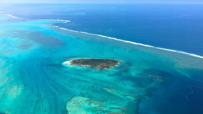 L'île Verte im Korallenmeer des Weltnaturerbes. Foto Hilke Maunder
