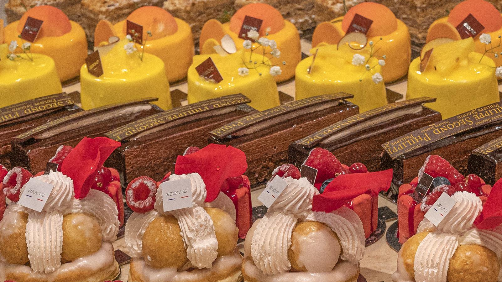 Reinste Verführung: die Kuchen von Philippe Segond. Foto: Hilke Maunder