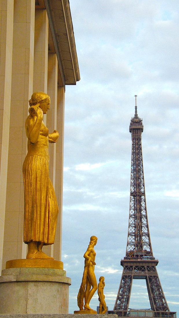 Der Eiffelturm, vom Trocadéro aus gesehen. Foto: Hilke Maunder