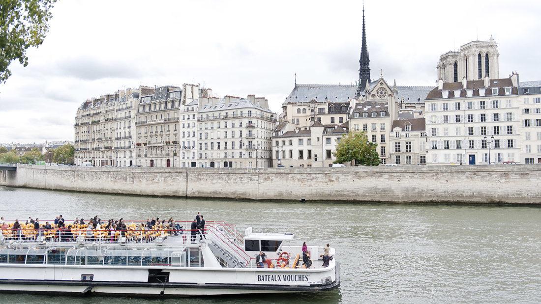 Paris: Die Île de la Cité und die Seine, gesehen vom Nordufer. Foto: Hilke Maunder