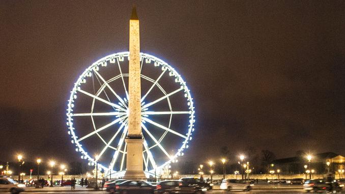 Paris: Place de la Concorde, nachts. Foto: Hilke Maunder
