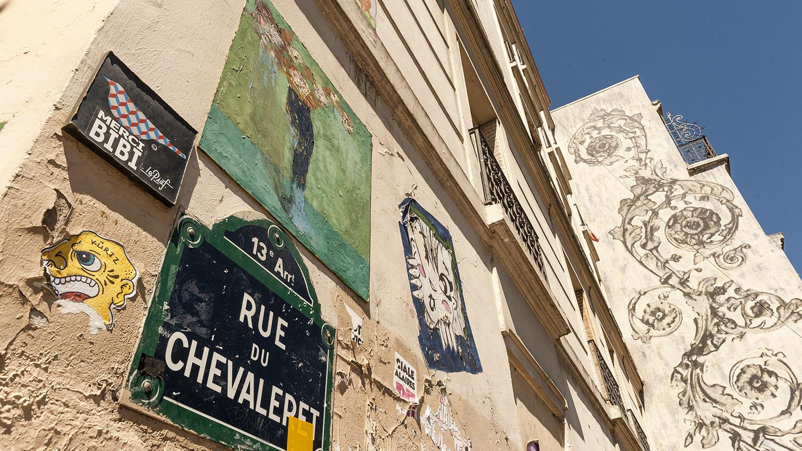 Tolbiac: Street Art in der Rue de Chevaleret