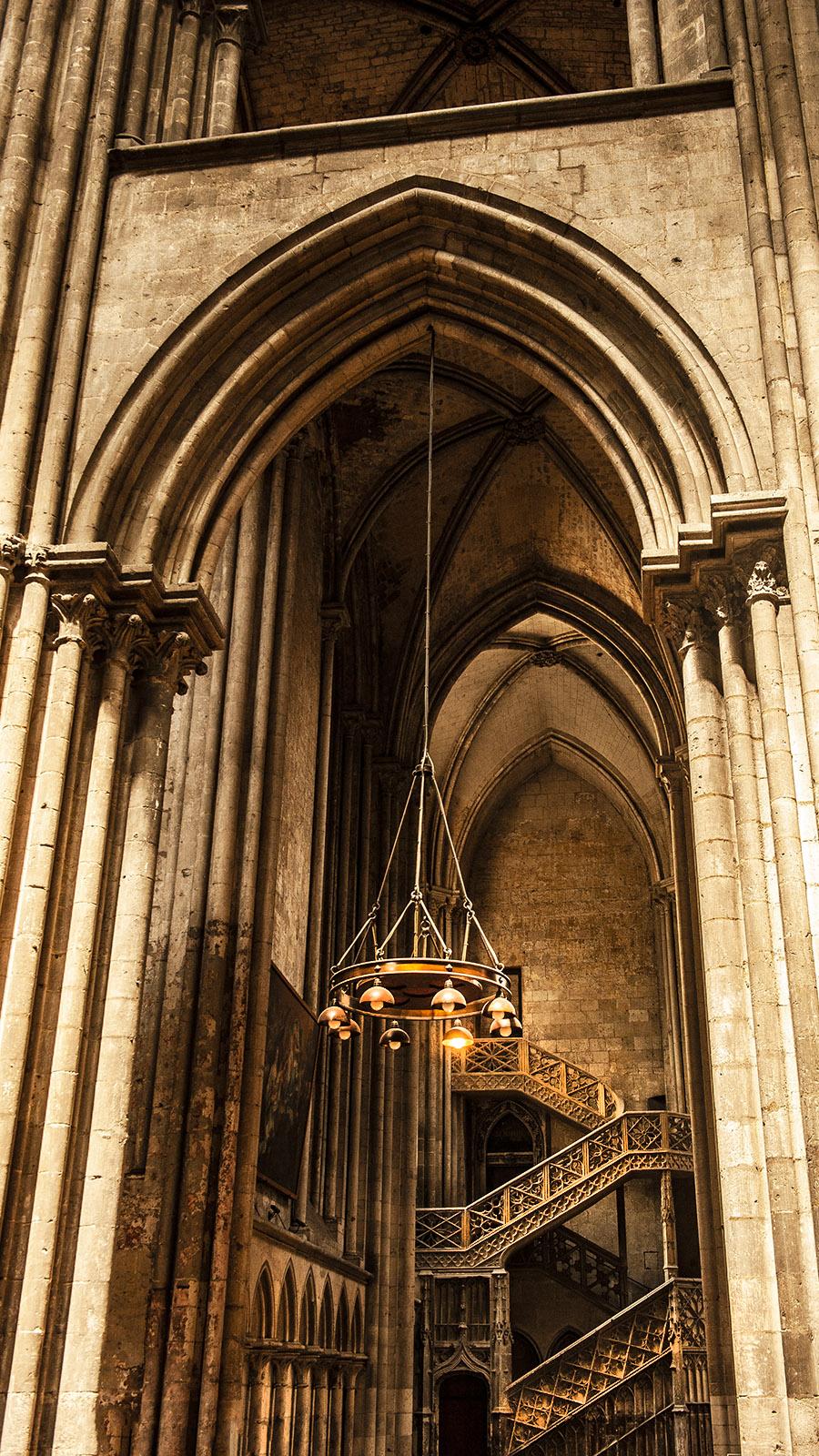 Rouen: in der Kathedrale. Foto: Hilke Maunder
