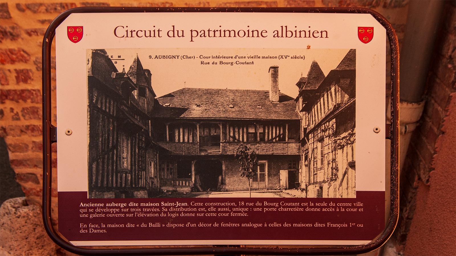 Der historische Stadtrundgang von Aubigny-sur-Nère. Foto: Hilke Maunder