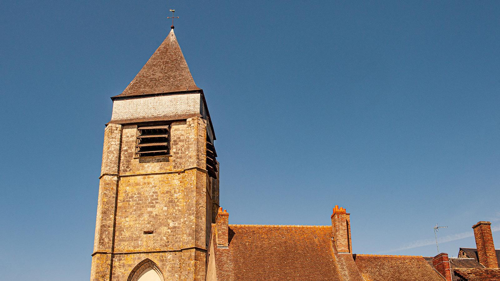 Die Stadtkirche von Aubigny-sur-Nère. Foto: Hilke Maunder