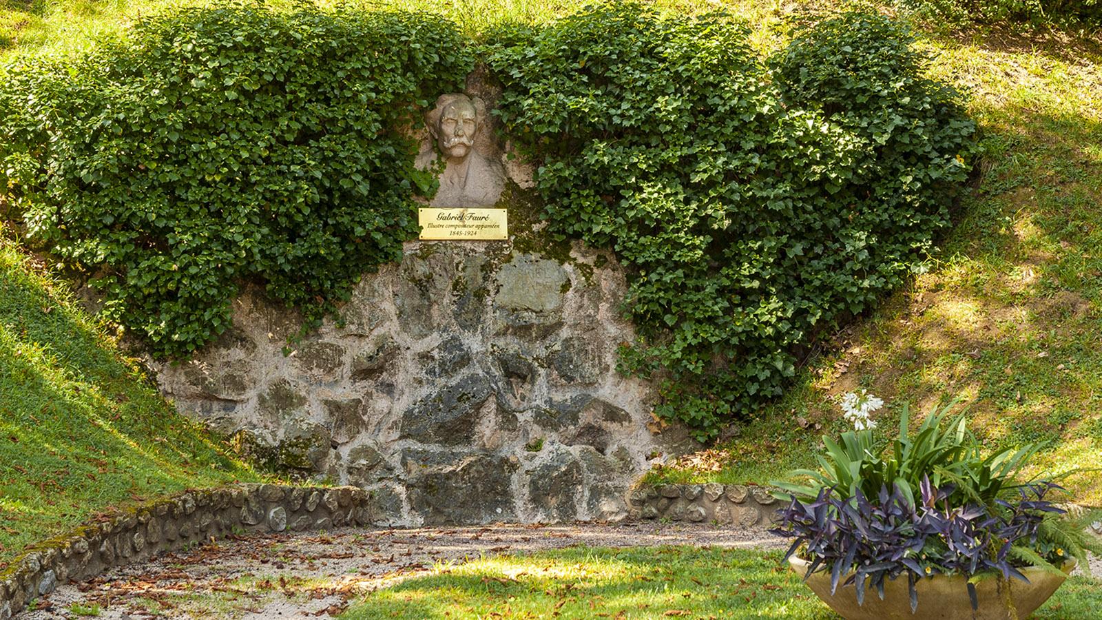 Pamiers: Denkmal für Gabriel Fauré. Foto: Hilke Maunder