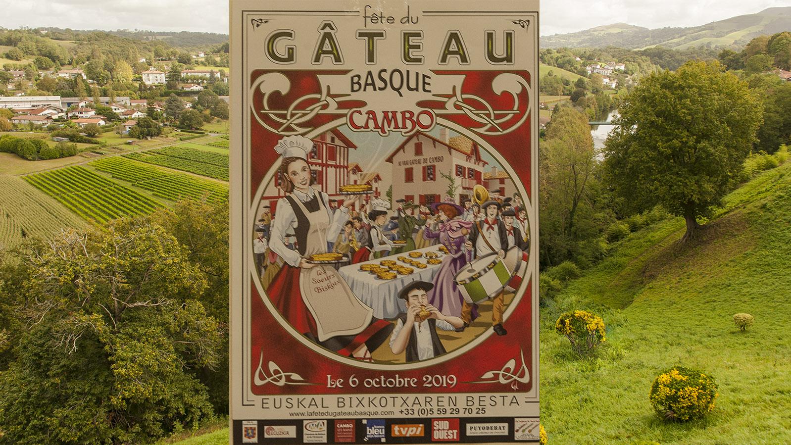 Cambo-les-Bains feiert am 1. Oktoberwochenende die Fête du Gâteau Basque. Foto: Hilke Maunder