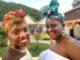 Guadeloupe: Die Zipfel der Haube verraten, ob eine Frau verheiratet ist. Foto: Hilke Maunder