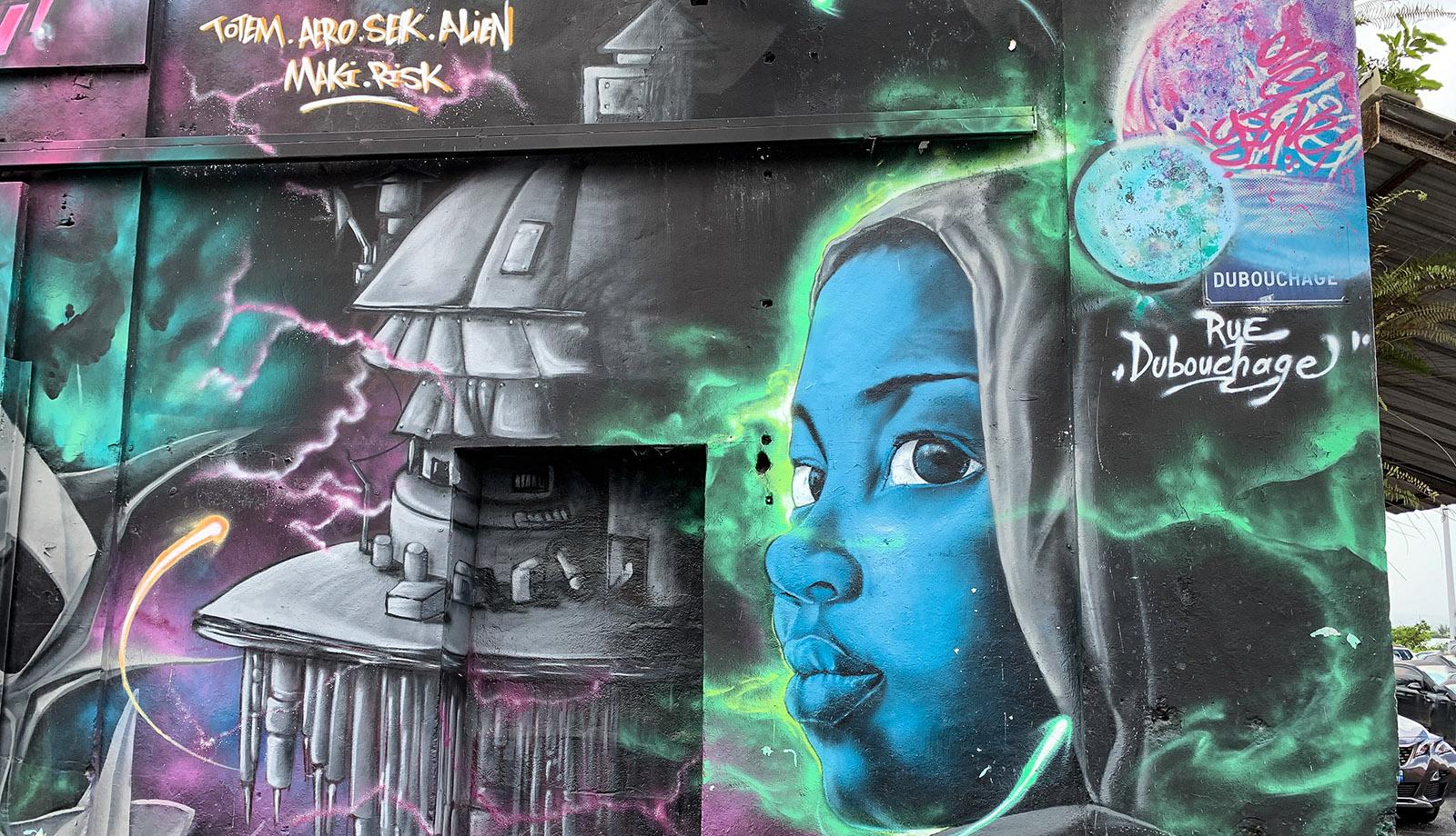 Street Art in Pointe-à-Pitre. Foto: Hilke Maunder
