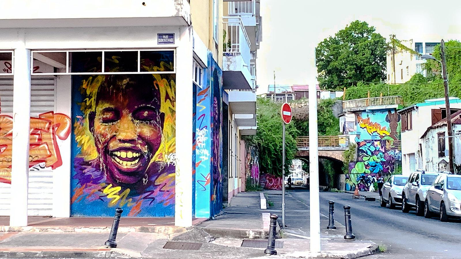 Street Art in Pointe-à-Pitre. Foto: Hilke Maunder