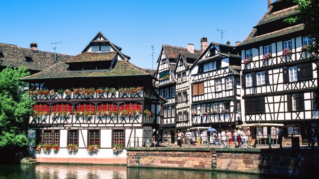 Welterbe: die Altstadtinsel von Strasbourg.