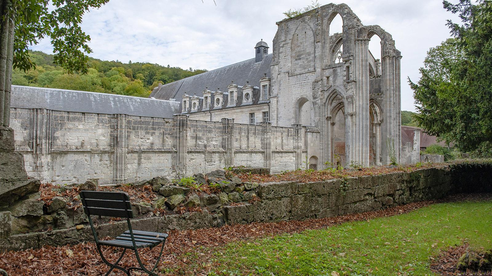 Die Klosterruine von Saint-Wandrille. Foto: Hilke Maunder