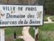 Die Quellen der Seine: Der kleine Park der Seine-Quellen gehört zur Stadt Paris. Foto: Hilke Maunder