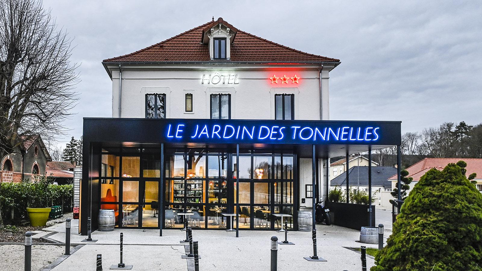 Côte des Bars: Hôtel des Tonnelles in Bar-sur-Seine. Foto: Hilke Maunder