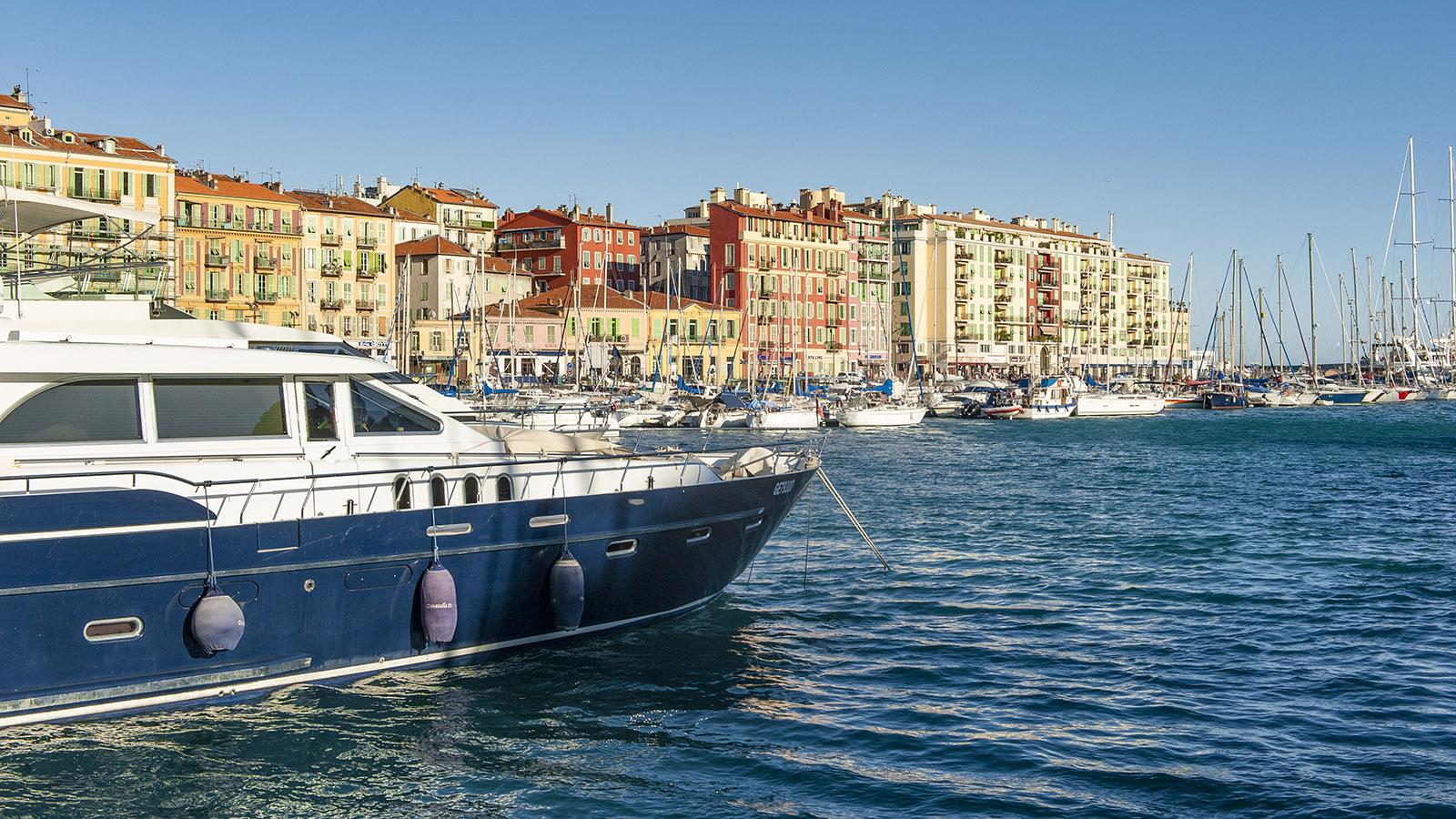 Der Hafen von Nizza. Foto: Hilk Maunder