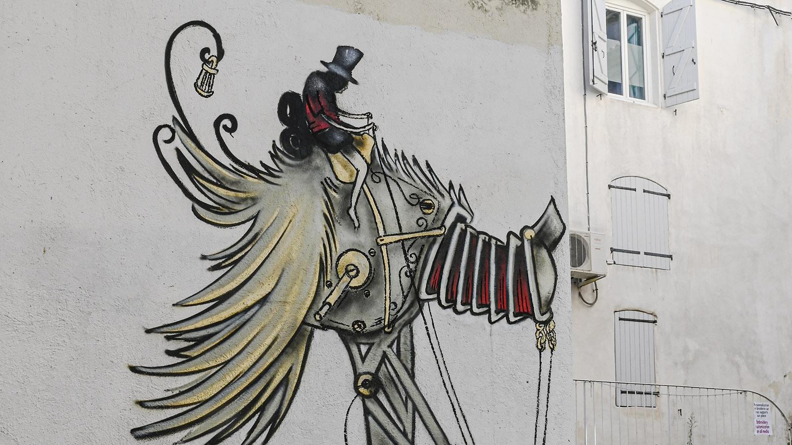 Street Art in Anduze. Foto: Hilke Maunder
