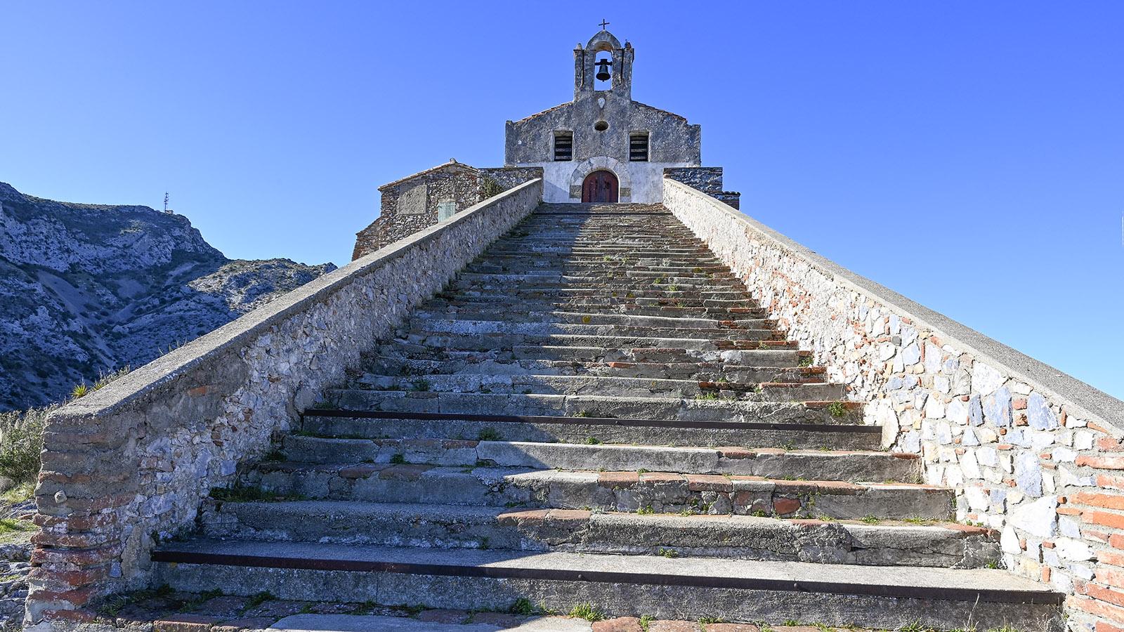 50 Stufen führen hinauf zur Kapelle. Foto: Hilke Maunder