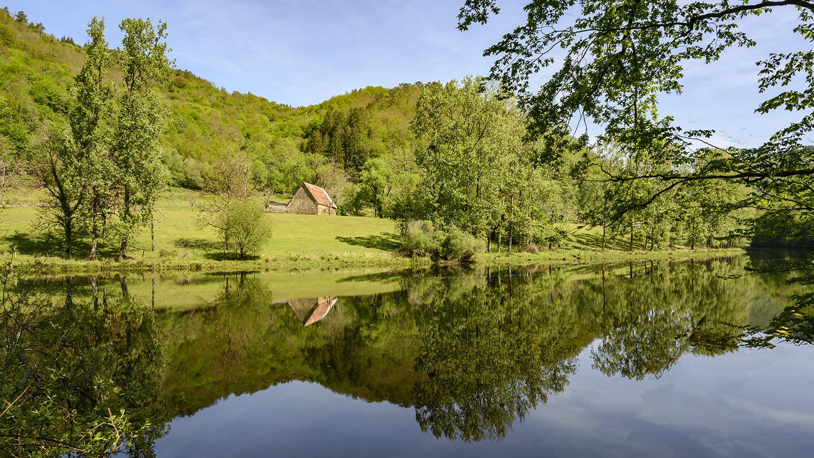 Die Dordogne bei Glény. Foto: Hilke Maunder