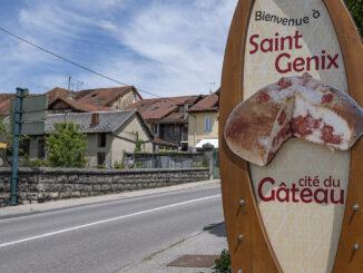 Die Stadt des berühmten Kuchens: Saint-Genix in Saovie. Foto: Hilke Maunder