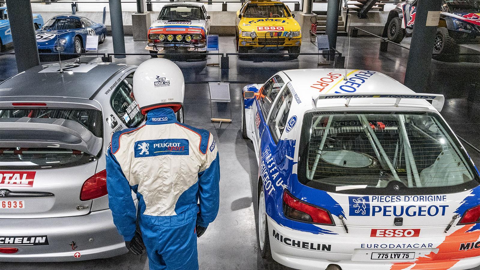 Auch der Rennsport ist im Peugeot-Museum präsent. Foto: Hilke Maunder