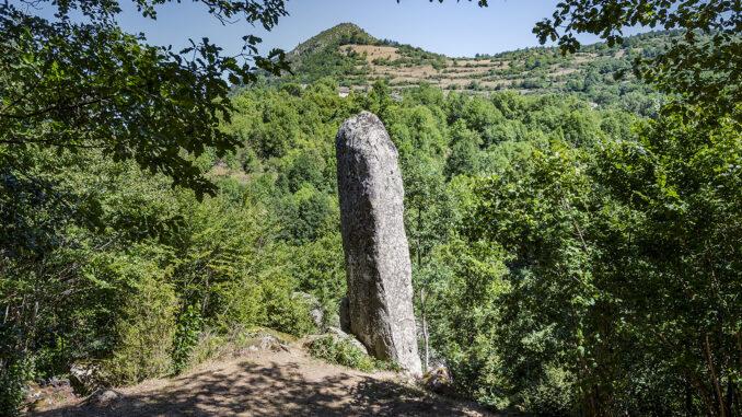 Der Menhir von Counozouls. Foto: Hilke Maunder