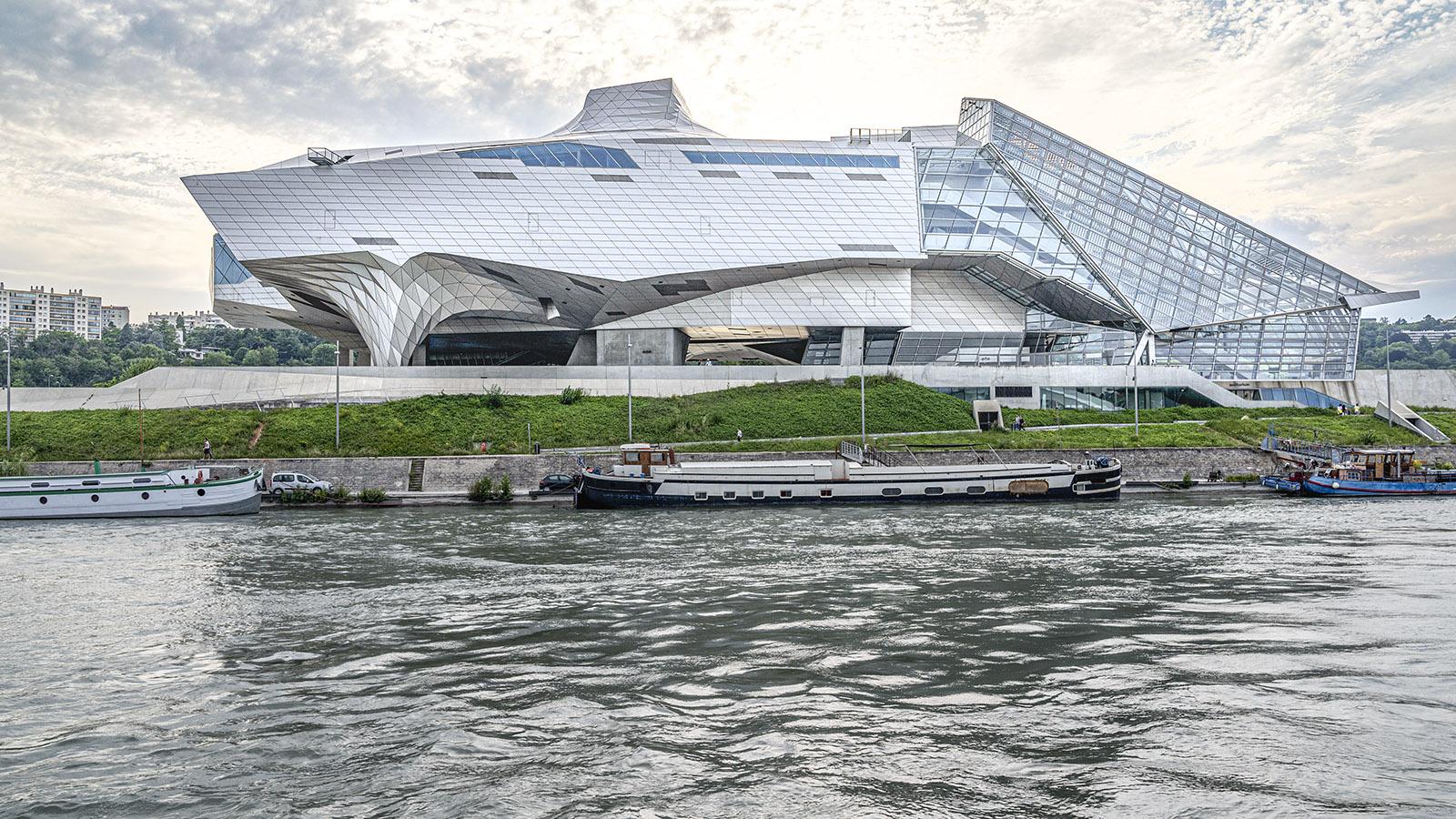 Das Musée des Confluences zur Wasserseite. Foto: Hilke Maunder