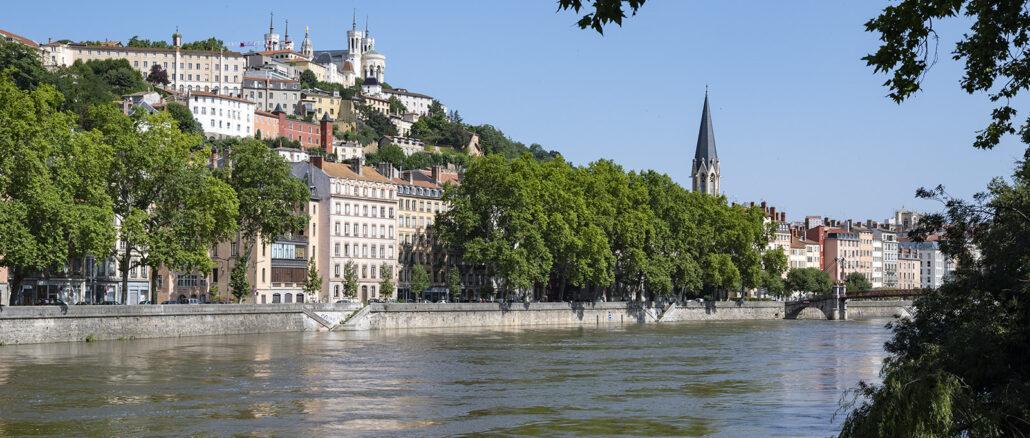 Die Saône in Lyon. Foto: Hilke Maunder