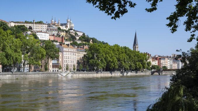 Die Saône in Lyon. Foto: Hilke Maunder