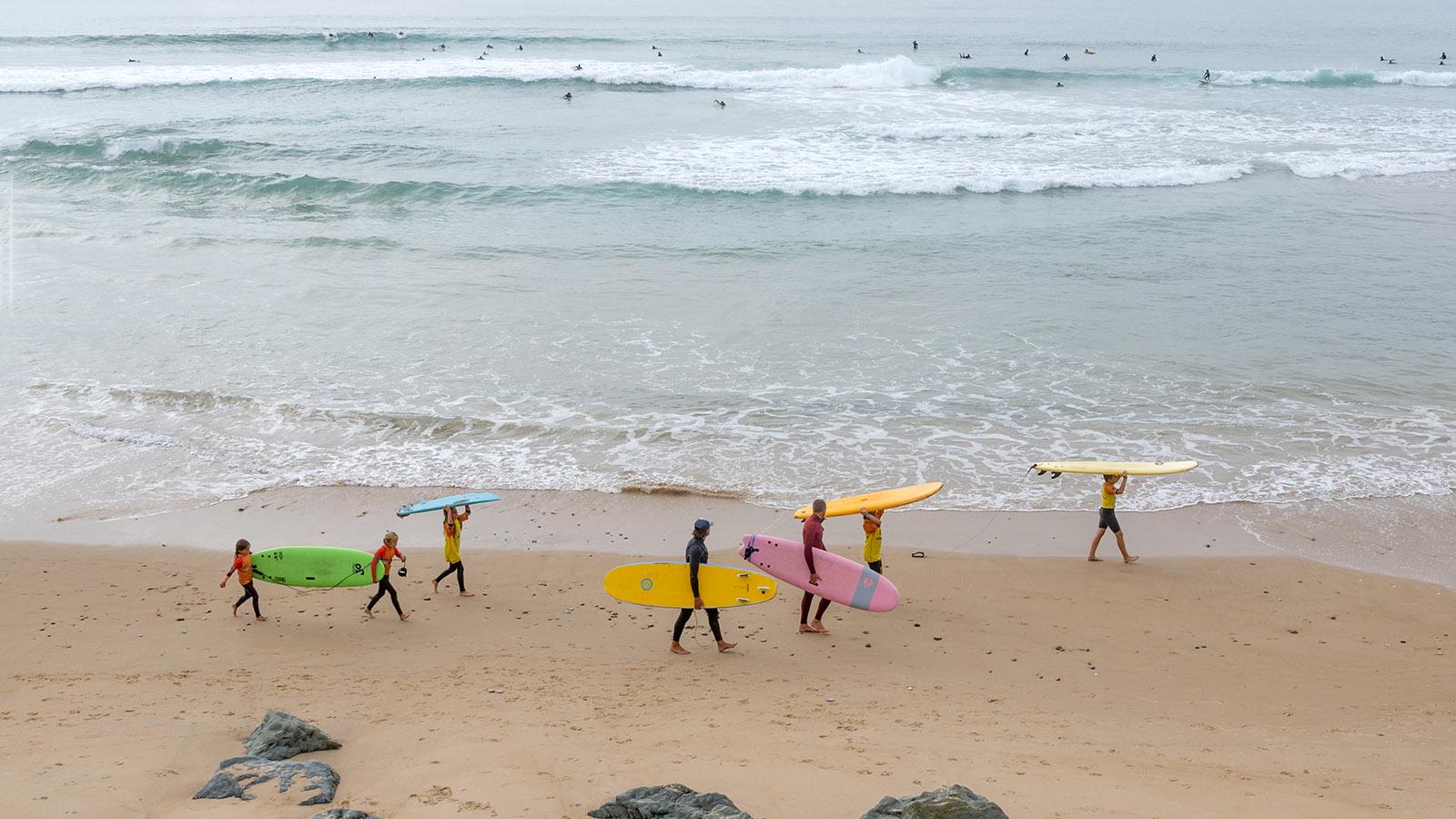 Bidart ist bei Surfern sehr beliebt! Foto: Hilke Maunder